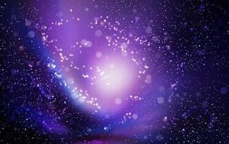 Full HD Wallpaper Space Auroras Stars Blue Purple
