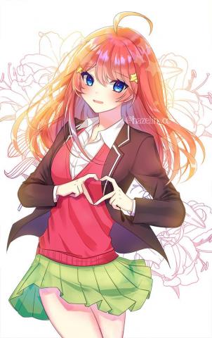 Nakano Itsuki Go Toubun No Hanayome Zerochan Anime