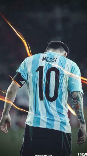 Barcaart Lionel Messi