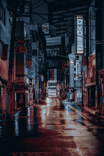 Neon City Aesthetic Wallpaper