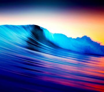 Cool Waves Wallpaper Top Background