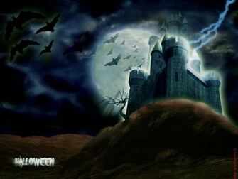 Haunted House Halloween Wallpaper