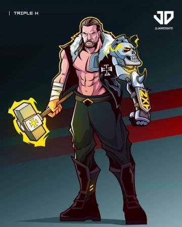 Jamesdiato Shared A Photo On Instagram Reimagined Triple H