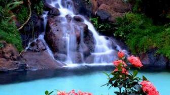Tropical Waterfall Wallpaper High Resolution HD