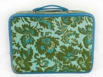 This Adorable Vintage Luggage I Found On Orange Cheek S Store