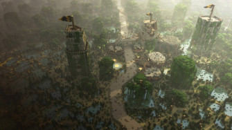 Minecraft Fantasy Wallpaper