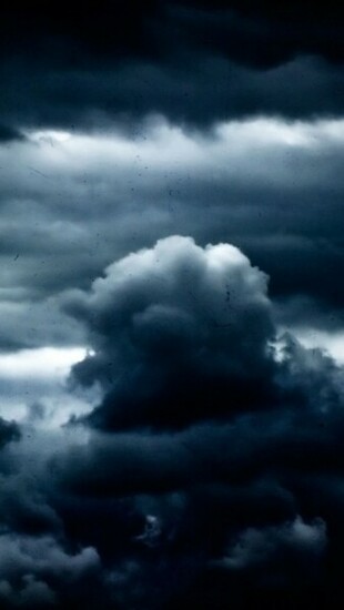 Thick Dark Clouds Wallpaper iPhone