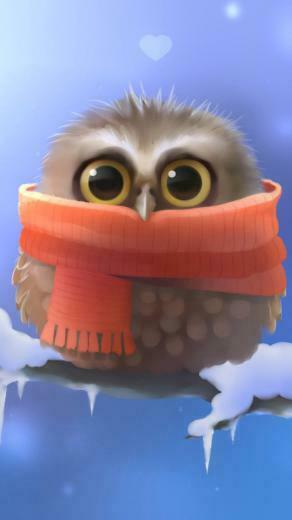 Cute Owl iPhone Wallpaper HD