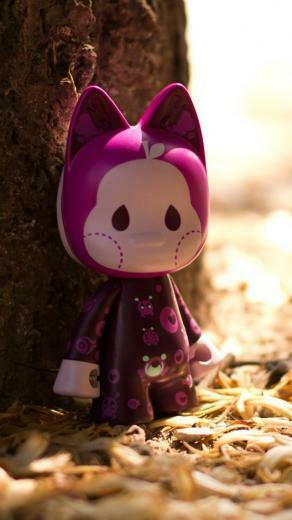 Cute Cartoon Little Fox Wallpaper iPhone
