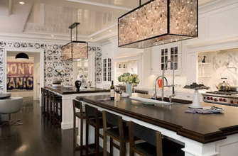 Double Kitchen Islands Contemporary Modern Declaration