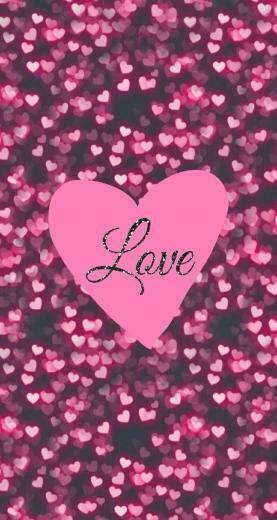 Valentine Hearts iPhone Wallpaper Area