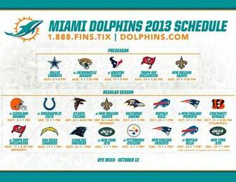 Miami Dolphins Schedule Image And Photo Galleries FameImage