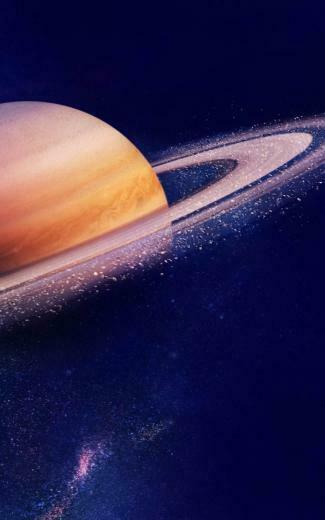 Saturn Dust 4k Ultra HD Mobile Wallpaper
