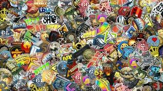 Sticker Bomb Wallpaper HD Image
