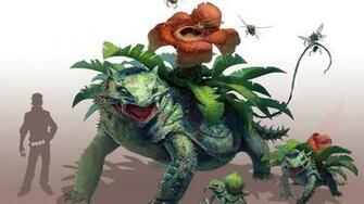 Pokemon Bulbasaur Ivysaur Fantasy Art Artwork Venosaur Ash
