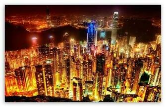 City Lights HD Desktop Wallpaper High Definition Fullscreen