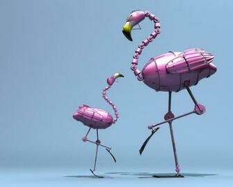 Wallpaper Flamingo