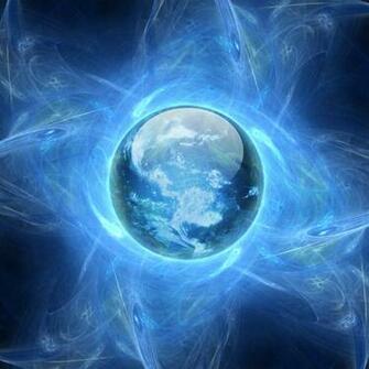 Blue Orb Wallpaper