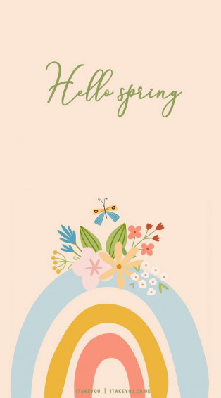 Cute Spring Wallpaper Ideas Hello Rainbow I Take You