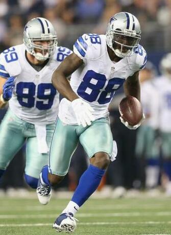 Dez Bryant Of The Dallas Cowboys Makes A ToucHDown Pass