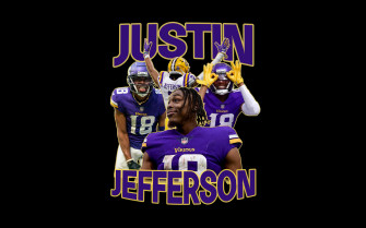 Justin Jefferson Wallpaper 4k Minnesota Vikings 8k