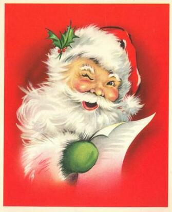 Santa Claus Vintage Wallpaper Desktop HD
