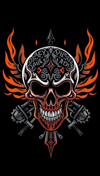 Harley Skull Wallpaper