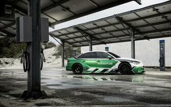 Wallpaper Audi A3 Schaeffler Electric Car Sedan