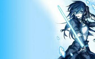 Pistols Guns Blue Eyes Lightsabers Weapons Anime Girls Sword