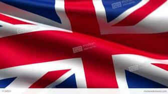 British Flag Background Stock Animation