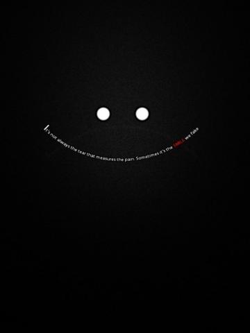 The Smile We Fake Wallpaper Typography