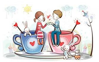 Valentine S Day Wallpaper Cartoon