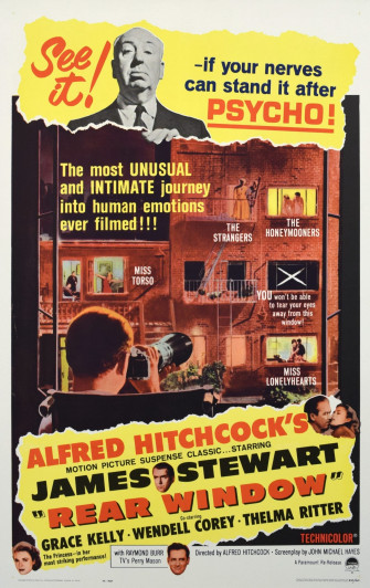 Rear Window Limelight Movie Art