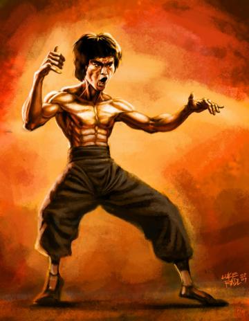 Bruce Lee By Lukeradl