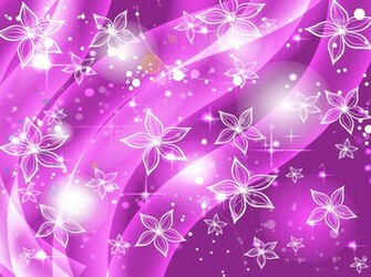 Pink And Purple Flower Background Designs Flowers Stars