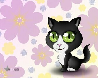 Chibi Cat Wallpaper By Rancidalice