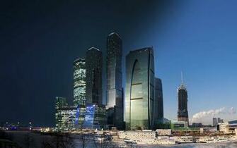 Day And Night City Wallpaper