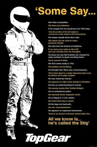 Top Gear Stig Posters Some Say Poster Pp31919 Panic