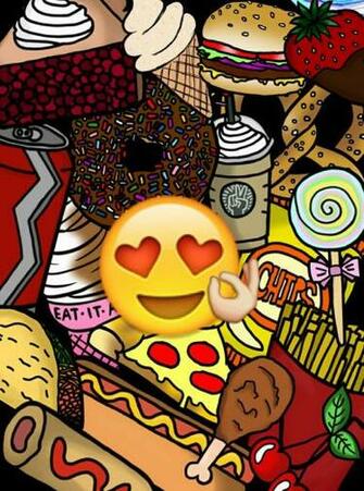 Donut Emoji Wallpaper Donuts Food Hipsta