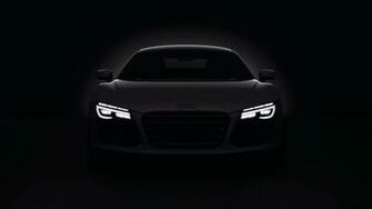 Dark Cars Audi R8 Headlights Wallpaper