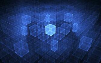 Cube Interface Desktop Wallpaper