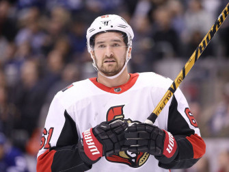 Ottawa Senators Right Winger Mark Stone Portrait Wallpaper