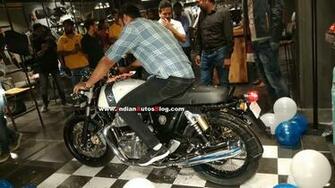 First Royal Enfield Continental Gt Delivered In India Video