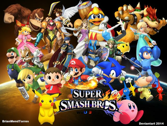 Super Smash Bros Wallpaper By Brianmendtorres