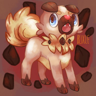 Pokemon Rockruff By Blixart