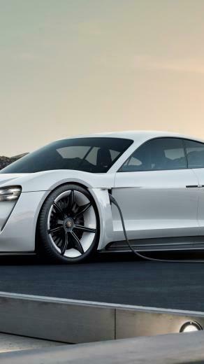 Wallpaper Porsche Taycan Electric Car Supercar Cars 4k