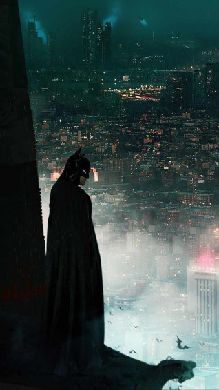 Watcher Of Gotham City iPhone Wallpaper