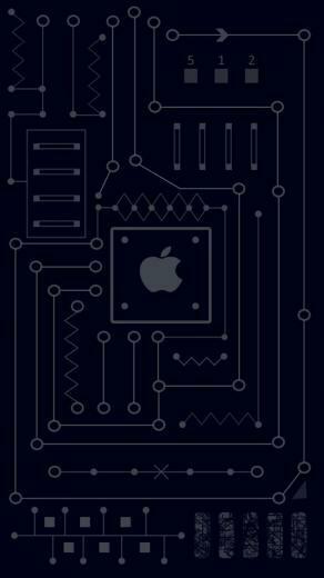 Apple Logo Crip Inside Wallpaper iPhone