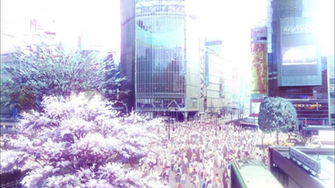 Sakura On The City Bakemono No Ko Boy And Beast