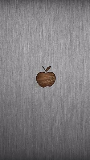 G4 HD Apple Logo Metal Background Lg Wallpaper